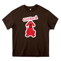 Chocolate Brown clifford the big red dog 98093899 Heavy Core Tee - linhVisuals