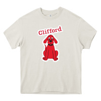Cream clifford the big red dog 98093899 Heavy Core Tee - linhVisuals