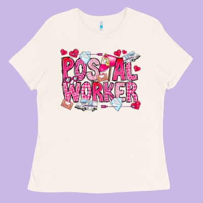Postal Worker Ladies Tee Designed By Cowhidedigitalart