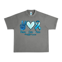 Tornado Peace Love Cure Prostate Cancer Urban Heavy Tee - Jasminsmagicworld