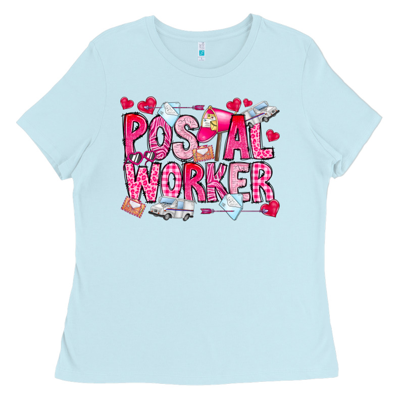 Postal Worker Ladies Tee by CowhideDigitalArt | Teevron