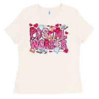 Bone Postal Worker Ladies Tee - CowhideDigitalArt