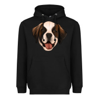 Black st bernard Heavyweight Hoodie - Jasminsmagicworld