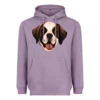 Lavender st bernard Heavyweight Hoodie - Jasminsmagicworld
