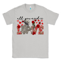 Moon Dust Skeleton all you need is love Classic Tee - FaDigitalArtStudio