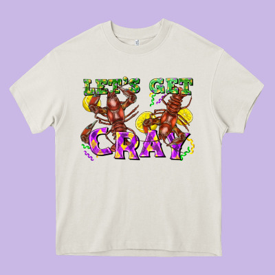 Let's Get Cray Heavy Core Tee Designed By Fadigitalartstudio