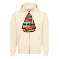 Sandshell serape tooled leather arrowhead Zipper Hoodie - Jasminsmagicworld