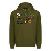 Army Green christmas love nurselife Premium Hoodie - RanaPortraitStore