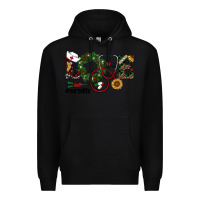 Black christmas love nurselife Premium Hoodie - RanaPortraitStore