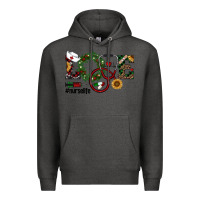 Charcoal Heather christmas love nurselife Premium Hoodie - RanaPortraitStore
