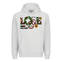 Dove Grey christmas love nurselife Premium Hoodie - RanaPortraitStore