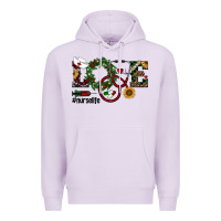 Lilac christmas love nurselife Premium Hoodie - RanaPortraitStore