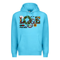 Ocean Blue christmas love nurselife Premium Hoodie - RanaPortraitStore