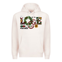 Pale Pink christmas love nurselife Premium Hoodie - RanaPortraitStore