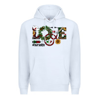 White christmas love nurselife Premium Hoodie - RanaPortraitStore