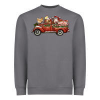 Storm christmas truck with farm animals Heavyweight Sweatshirt - RanaPortraitStore