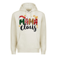Oatmeal Heather mama Claus Christmas Premium Hoodie - BarkalooDesign