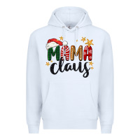 White mama Claus Christmas Premium Hoodie - BarkalooDesign