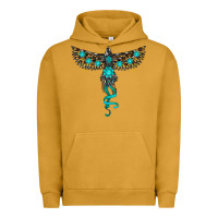 Pigment Peanut Butter turquoise thunderbird Urban Hoodie - RanaPortraitStore