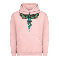Turquoise Thunderbird Urban Hoodie | Teevron