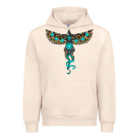 Sandshell turquoise thunderbird Urban Hoodie - RanaPortraitStore
