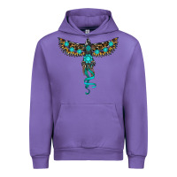 Tulip turquoise thunderbird Urban Hoodie - RanaPortraitStore