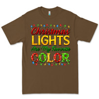 Cacao christmas lights are my favorite color Premium Tee - FaDigitalArtStudio