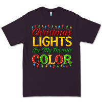 Plum christmas lights are my favorite color Premium Tee - FaDigitalArtStudio