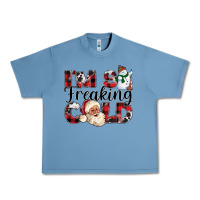 Pebble Blue Im So Freaking Cold Urban Heavy Tee - CowhideDigitalArt