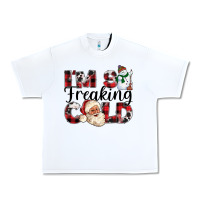 White Im So Freaking Cold Urban Heavy Tee - CowhideDigitalArt