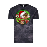 Cloud Black Nubian Goat Christmas Vintage Tee - LillyAllenDesigns