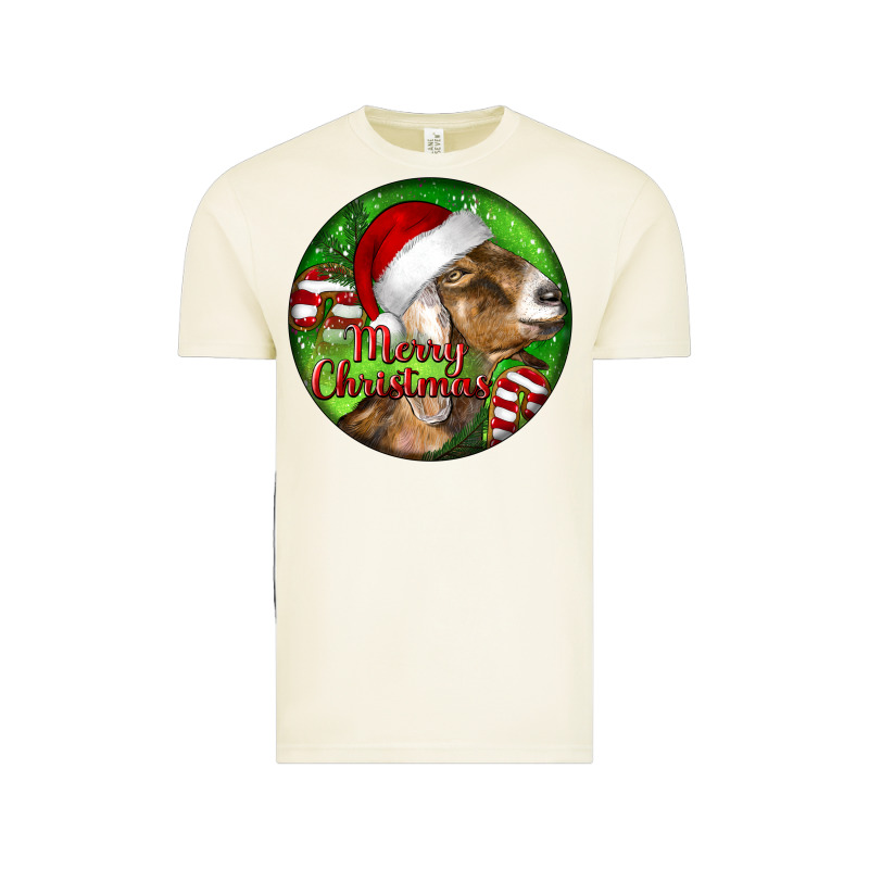 Nubian Goat Christmas Vintage Tee by LillyAllenDesigns | Teevron