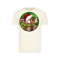 Vintage Arctic Nubian Goat Christmas Vintage Tee - LillyAllenDesigns