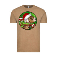 Vintage Coffee Nubian Goat Christmas Vintage Tee - LillyAllenDesigns