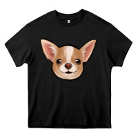 Black Chihuahua Heavy Core Tee - Jasminsmagicworld