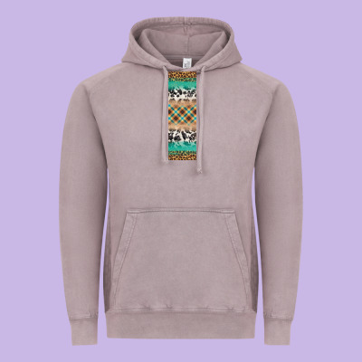 Fall Pattern Vintage Hoodie Designed By Artiststas