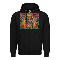 Black mama bear leopard and aztec Zipper Hoodie - RanaPortraitStore