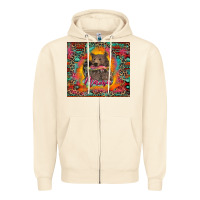 Sandshell mama bear leopard and aztec Zipper Hoodie - RanaPortraitStore