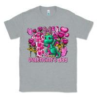 Heather Grey My first Valentine's Day Dragon Classic Tee - FaDigitalArtStudio