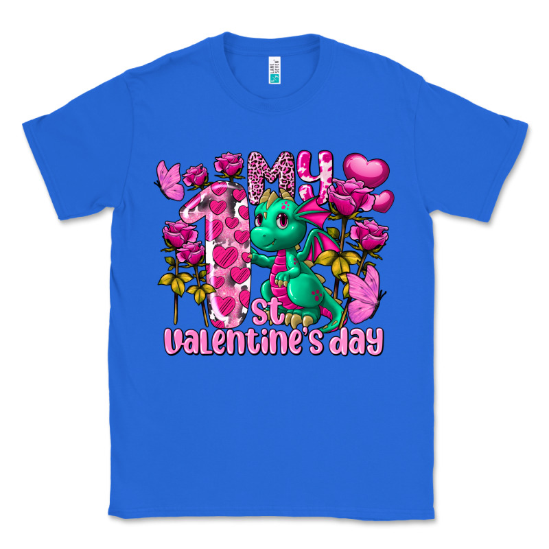 My First Valentine's Day Dragon Classic Tee by FaDigitalArtStudio | Teevron
