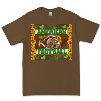 Cacao american football with sunflower tumbler Premium Tee - BundleAndBundleShop