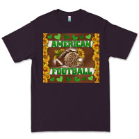 American Football With Sunflower Tumbler Premium Tee | Teevron