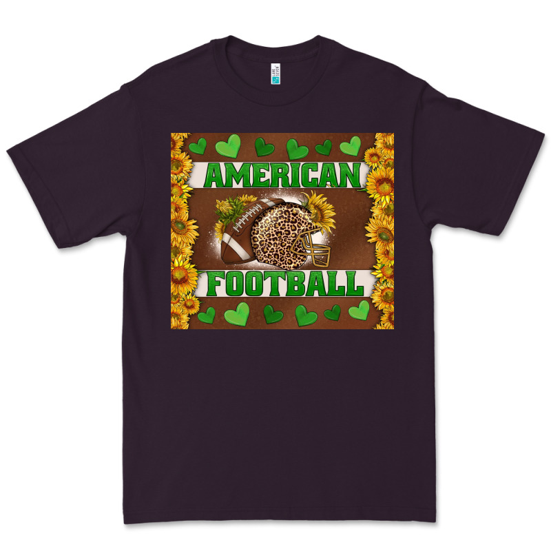American Football With Sunflower Tumbler Premium Tee by BundleAndBundleShop | Teevron