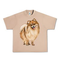 Burro Pomeranian Dog Illustrations Urban Heavy Tee - LillyAllenDesigns