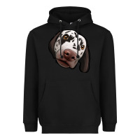 Black Dalmatian Heavyweight Hoodie - Jasminsmagicworld