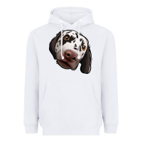 White Dalmatian Heavyweight Hoodie - Jasminsmagicworld