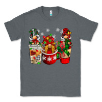 Charcoal Heather Christmas coffee gnome Classic Tee - BarkalooDesign