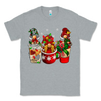 Heather Grey Christmas coffee gnome Classic Tee - BarkalooDesign