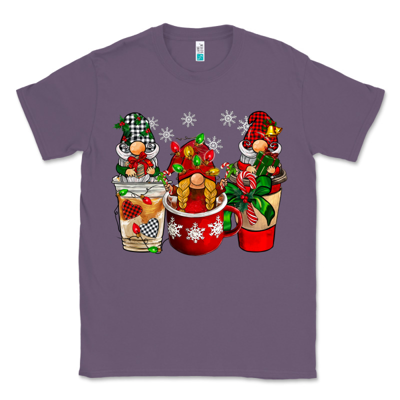 Christmas Coffee Gnome Classic Tee by BarkalooDesign | Teevron