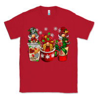Red Christmas coffee gnome Classic Tee - BarkalooDesign